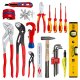 KNIPEX® Werkzeugkoffer "Robust26 Move" Sanitär 002133 S 17-teilig