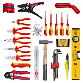 KNIPEX® Werkzeugkoffer "Robust26 Move" Elektro 002133 E 22-teilig