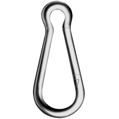 1 Stk. Karabinerhaken galv. verzinkt 50 x 5 mm