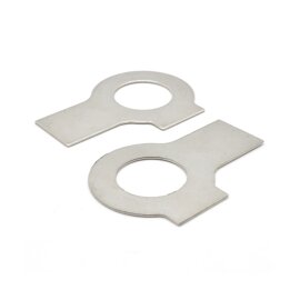 50 Stk. Sicherungsbleche mit 2 Lappen DIN 463 A2 15,0 mm