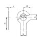 200 Stk. Sicherungsmuttern DIN 7967 A2 M6