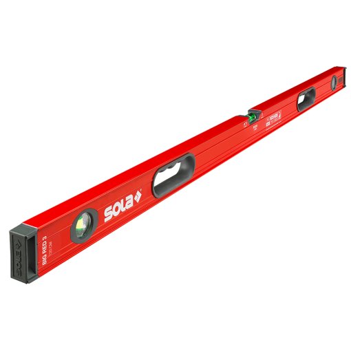 Aluminium Wasserwaage BIG RED 3 mit Handgriffen SOLA® 120cm