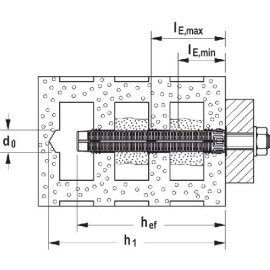 20 Stück Fischer Siebhülsen FIS H 20x85 K