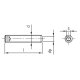 200 Stück Gewindestift ISO 4026 Edelstahl A4 M6 x 16