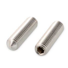 500 Stk. Gewindestifte ISO 4027 Edelstahl A4 M4 x 10