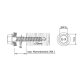 100 Stk. Bohrschrauben E-X BOHR RS 14 4.8 x 80 mm