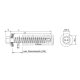 100 Stk. Bohrschrauben E-X BOHR RS 16 6.5 x 80 mm