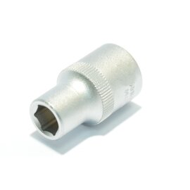 6kt-Steckschlüssel-Einsatz CV 1/2" x 40 mm 16 mm