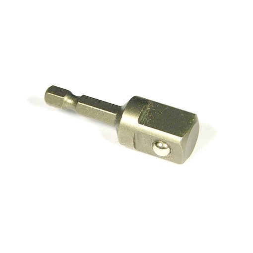Adapter, 1/4" Sechskant-Antrieb 1/2" Vierkant-Abtrieb 50 mm