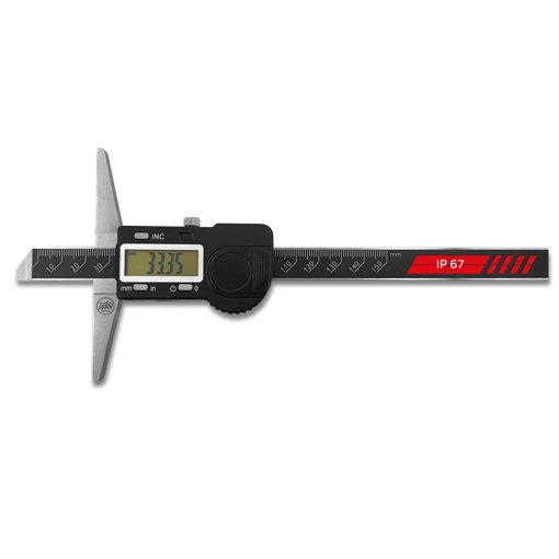 Digital-Tiefenmessschieber ULTRA active inox im Etui IP67 150x100/0,01mm IP67