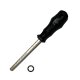 Sechskantschraubendreher CV vernickelt, m. Heft 1,5 mm