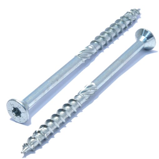 25 Stück Holzbauschrauben Senkkopf Torx verzinkt 10x380