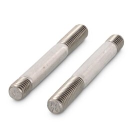 100 Stück Stiftschrauben DIN 939 A2 M10 x 35