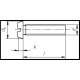 100 Stk. Zylinderschrauben DIN 84 verzinkt M2 x 8