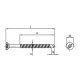 200 Stk. Super-Drill Seko-Holzbauschrauben mit Bohrspitze A2  4,5 x 35/26