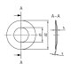 25 Stk. Tellerfedern DIN 2093 Edelstahl A1 1.4310 40 x 20,4 x 2,25
