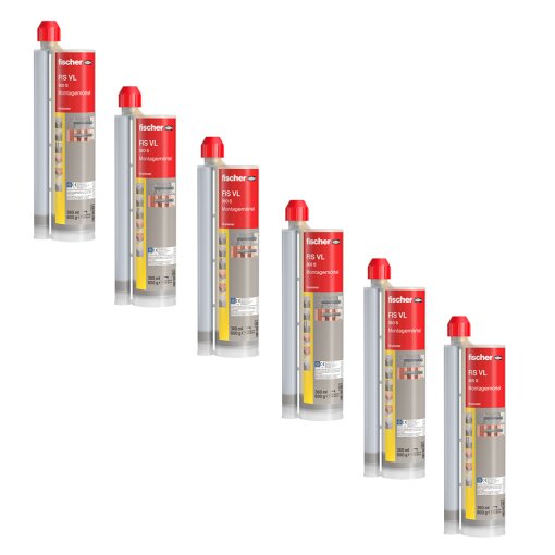 6 Stück Fischer Montagemörtel (519556) FIS VL 360 S