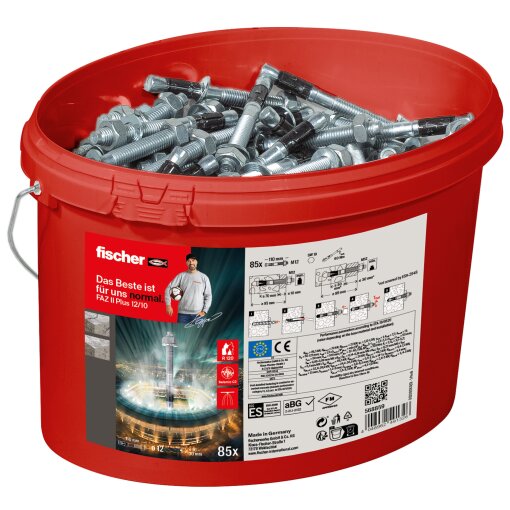 85 x Bolzenanker FAZ II Plus 12/10 Eimer Fischer