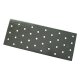 25 Stück Lochplatten verzinkt 80 x 240 mm