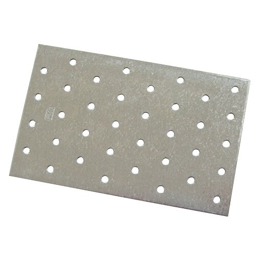 25 Stück Lochplatten verzinkt 100 x 300 mm