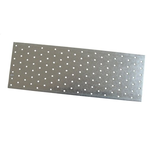 10 Stück Lochplatten verzinkt 140 x 400 mm