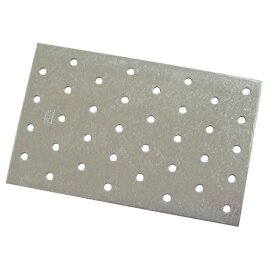 1 Stück Lochplatten verzinkt 100 x 140 mm