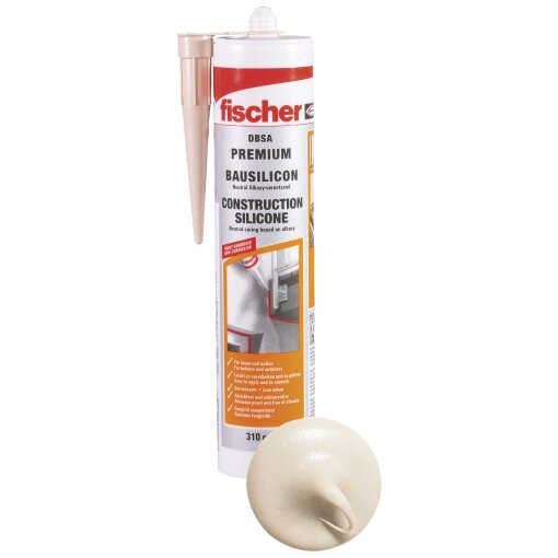 fischer® Bausilicon DBSA 310 ml beige