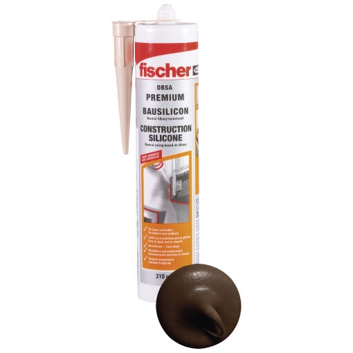 fischer® Bausilicon DBSA 310 ml braun