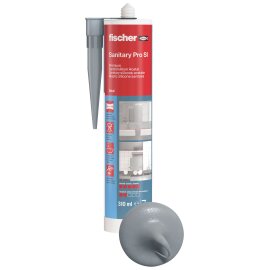 fischer® Premium Sanitärsilikon Sanitary Pro SI (DSSA) 310ml