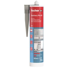 fischer® Premium Sanitärsilikon Sanitary Pro SI (DSSA) 310ml