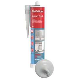 fischer® Premium Sanitärsilikon Sanitary Pro SI (DSSA) 310ml