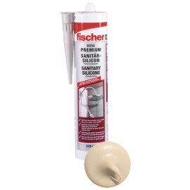 fischer® Premium Sanitärsilikon DSSA 310ml...