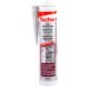 fischer® Premium Sanitärsilikon DSSA 310ml silbergrau