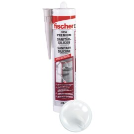 fischer® Premium Sanitärsilikon DSSA 310ml...