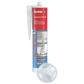 fischer® Sanitärsilikon Sanitary Pro SI (DSSA)...