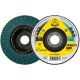 10 Stück Schleifmopteller für Edelstahl und Stahl SMT 324 Extra 125 x 22,23 mm Korn 80 gerade