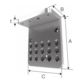 25 Stück Topverbinder EL 100-B
