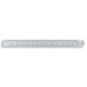 Maßstab biegsam Federbandstahl rostfrei Teilung B:1/1mm+1/2mm 300/30x1mm
