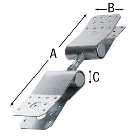 4 Stück Spanngeräte SIMPSON BNSP 80 mm