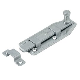 Fensterriegel gerade, mit Schlaufe verzinkt 80 mm