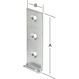 1 Stück Schließhaken gerade verzinkt 82 x 25 mm