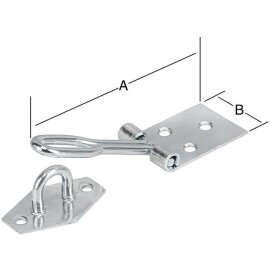 Überfalle mit Öse, verzinkt