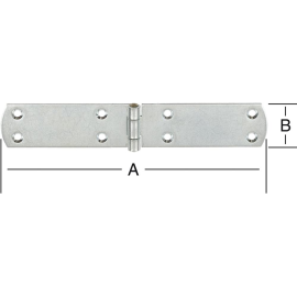 1 Stk. Französisches Kistenband verzinkt 180 x 35 mm
