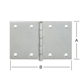 1 Stk. Scharnier breit verzinkt 80 x 120 mm