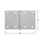 1 Stk. Scharnier breit verzinkt 80 x 120 mm