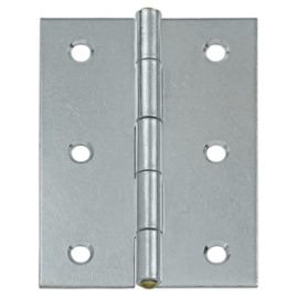 20 Stk. Scharniere halbbreit verzinkt 80 x 58 mm