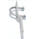1 Stk. Zaunriegelhalter m. Bügel  halb 60 mm