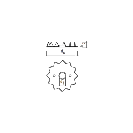 50 Stk. Einpreßdübel Bulldog® Typ C2 einseitig 95 mm