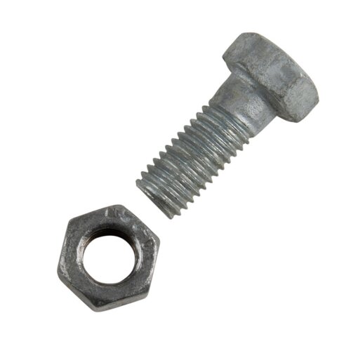 25 Stk. Stahlbauschrauben DIN 7990 feuerverzinkt M24 x 70