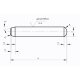 100 Stk. Zylinderstifte DIN 6325 m6 10 x 24